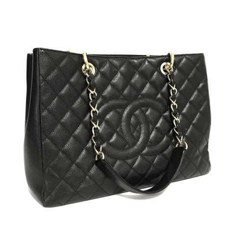 chanel gst cblack vs white|chanel gst tote review.